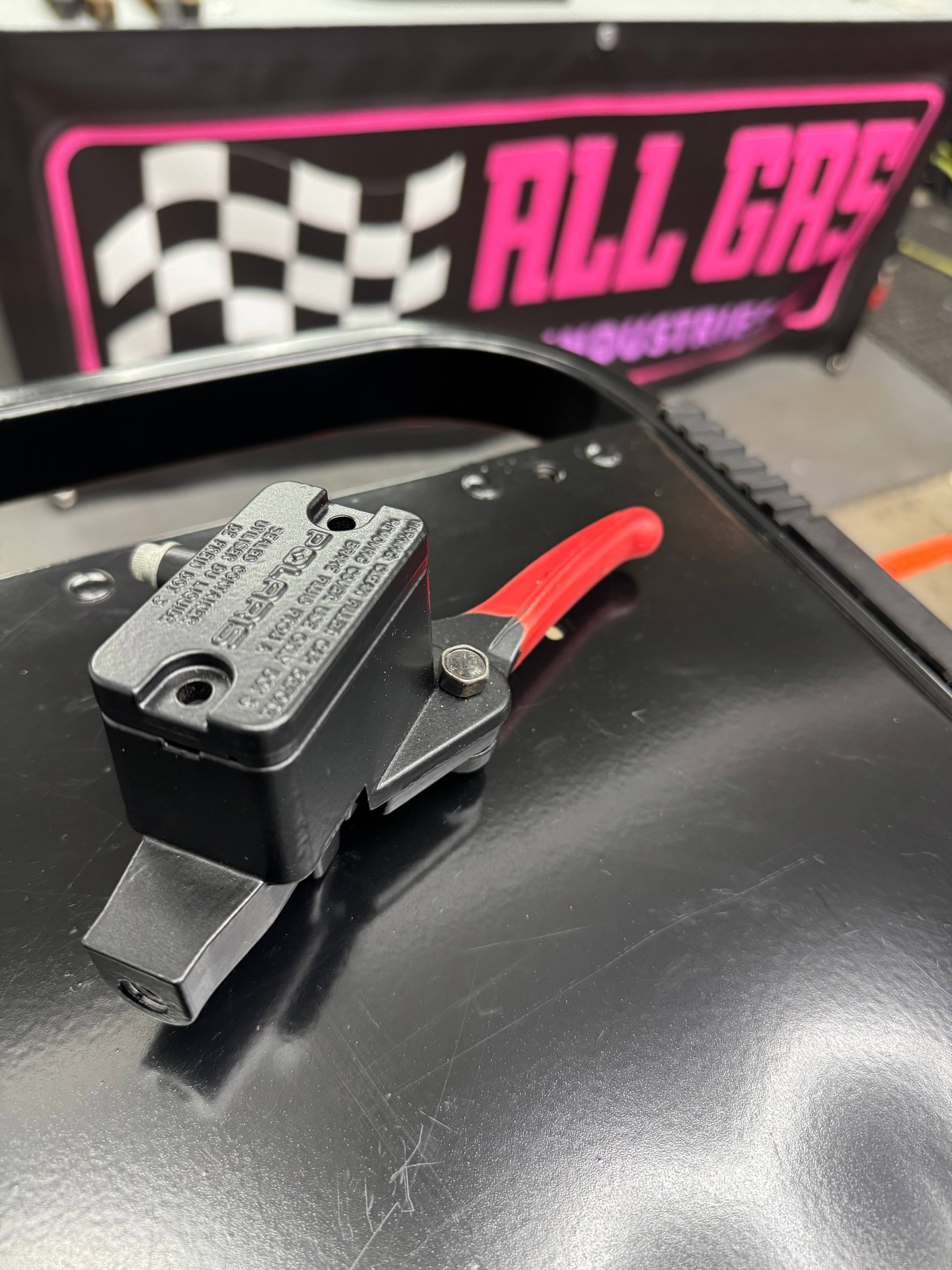 Refurbished Brake Master Cylinder and Lever